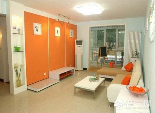 橙色调的家居装饰效果图