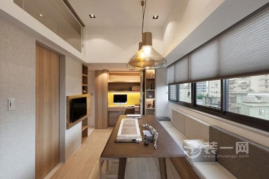 26平原木风格一居室装修设计效果图
